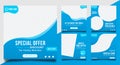 Dentist square banner templates.