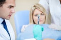 Dentist and anesthetize Royalty Free Stock Photo