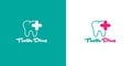 Dentist Dental Dentistry Logo Vector, Dental clinic vector sign mark icon Royalty Free Stock Photo