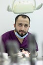 Dentist doctor works tools equipment automatic medicine instrument