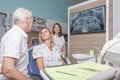 Dentist with patient and assistant Royalty Free Stock Photo