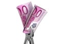 Dentist Pliers And Euro Banknotes