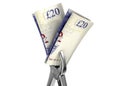 Dentist Pliers And Pound Banknotes