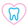 Dentist recommended approved vector icon logo badge Royalty Free Stock Photo