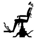 Dentist, retro old dentist chair Royalty Free Stock Photo