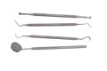 Dentist Tools on Clean White Background Professional Dental Instruments Stock Image Royalty Free Stock Photo