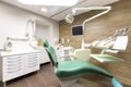 Dentist tools and professional children dentistry chair