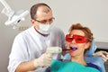 Dentist tooth filling