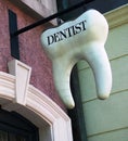 Dentist Tooth Sign Royalty Free Stock Photo