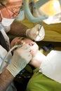 Dentist working Royalty Free Stock Photo