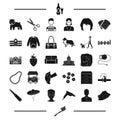 Dentistry, appearance and other web icon in black style.architecture, animal, food icons in set collection.