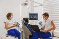 Dentistry, dental treatment clinic. Royalty Free Stock Photo
