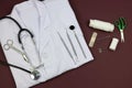 Dentistry Equipment In A Uniform Pocket