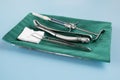 Dentistry medical tools forcept. Royalty Free Stock Photo