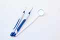 dentistry start kit isolated Royalty Free Stock Photo