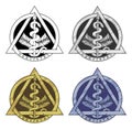 Dentistry Symbol - Four Versions