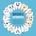 Dentistry treatment with medicine hygiene care