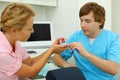 Dentists show how to correctly brush teeth