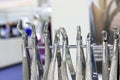 Dentists tools. Surgical steel dentists tools.