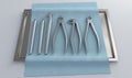 Dentists Tools On Tray