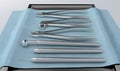 Dentists Tools On Tray