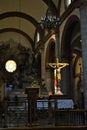 Dentro de la Catedral de Oaxaca