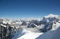 The Dents du Midi in the Swiss Alps Royalty Free Stock Photo