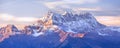 Dents du Midi in the Swiss Alps, Switzerland Royalty Free Stock Photo