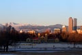 Denver City Park in the Winter Royalty Free Stock Photo