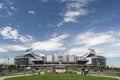 DENVER, CO, USA - August 24, 2019: Broncos Stadium at Mile High is the home of the Denver Broncos NFL football team