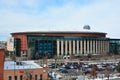 DENVER, CO, USA - Feb. 12, 2022: Ball Arena is an arena facility that is home to multiple professional sports teams, including the