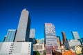 Downtown Denver Colorado SKyline blue sky Royalty Free Stock Photo