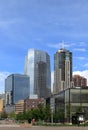 Downtown Denver, Colorado, cityscape on a sunny day Royalty Free Stock Photo