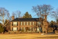 Old home with beautiful landscaping near Cranmer Park in Denver, Colorado