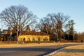 Old home with beautiful landscaping near Cranmer Park in Denver, Colorado