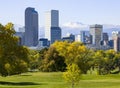 Denver Colorado. Mile High City. Rocky Mountains Royalty Free Stock Photo