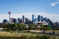 DENVER, COLORADO - October.05.2017: Downtown Denver skyscrapers Royalty Free Stock Photo