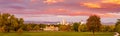 Denver Colorado Skyline from City Park Royalty Free Stock Photo