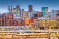 Denver, Colorado, USA Cityscape Royalty Free Stock Photo