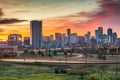 Denver, Colorado, USA Downtown Skyline Royalty Free Stock Photo