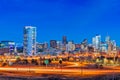 Denver, Colorado, USA Skyline Royalty Free Stock Photo