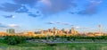 Denver downtown city skyline, cityscape of Colorado in USA Royalty Free Stock Photo