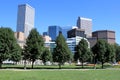 Denver downtown view Royalty Free Stock Photo