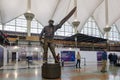 Interior view of the Denver International Airport Royalty Free Stock Photo