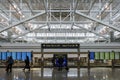 Interior view of the Denver International Airport Royalty Free Stock Photo