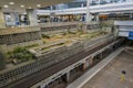 Interior view of the Denver International Airport Royalty Free Stock Photo