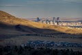 Denver From The Foothills Royalty Free Stock Photo