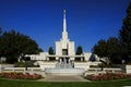 Denver LDS Temple Mormon Moroni Angel Church of Jesus Christ of Latterday Saints Royalty Free Stock Photo