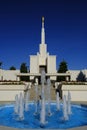 Denver LDS Temple Mormon Moroni Angel Church of Jesus Christ of Latterday Saints Royalty Free Stock Photo