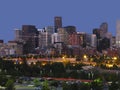 Denver nightline Royalty Free Stock Photo